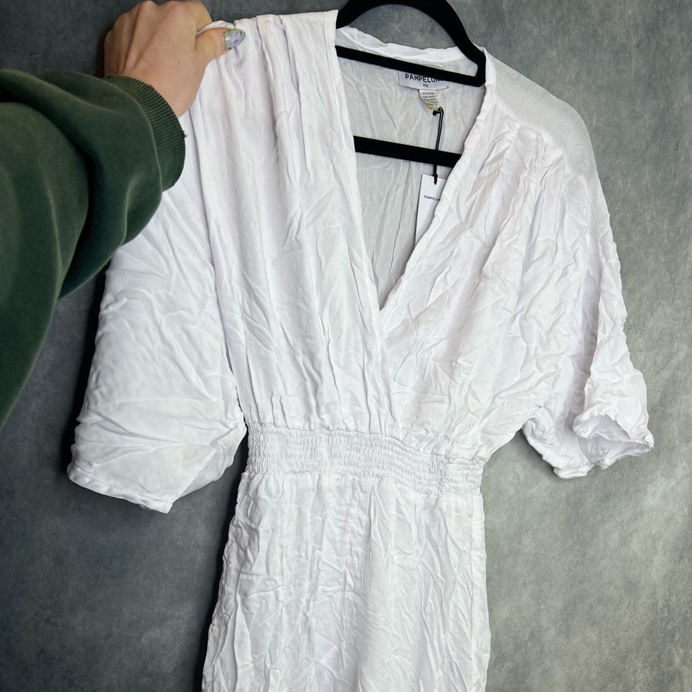 Elegant White Women's Dress